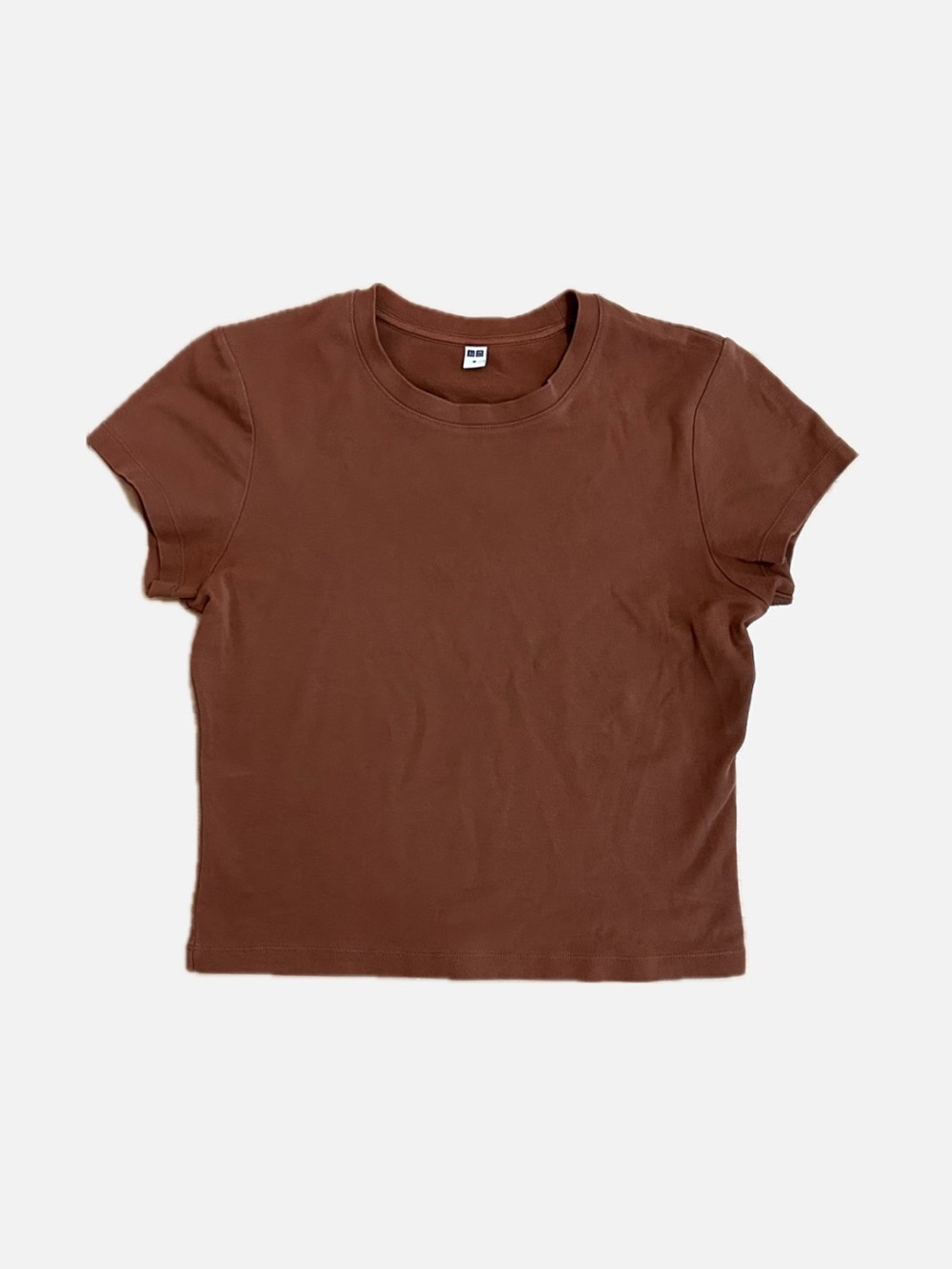 Uniqlo Orange Brown Tee